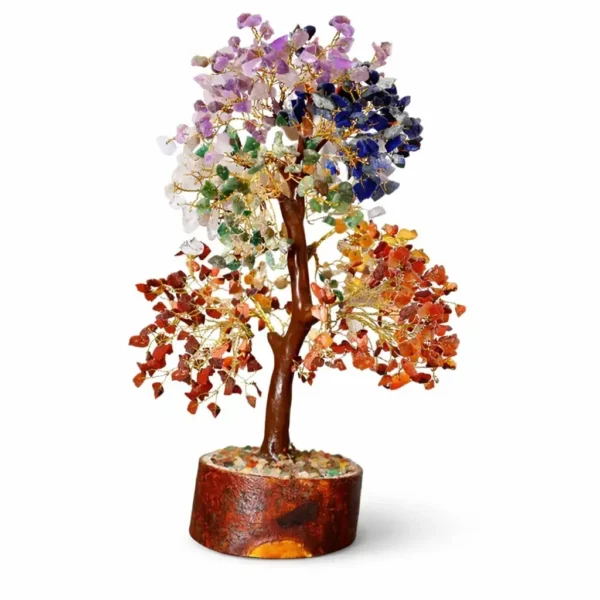 7 Seven Chakra Crystal Tree - For Home And Office