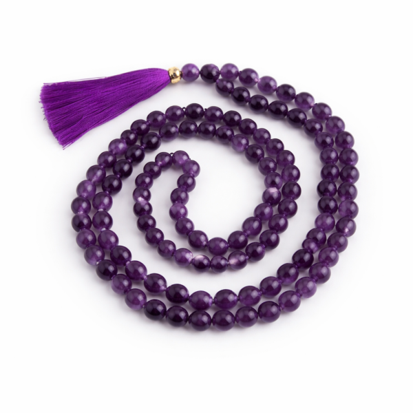 Amethyst Crystal Stone Mala