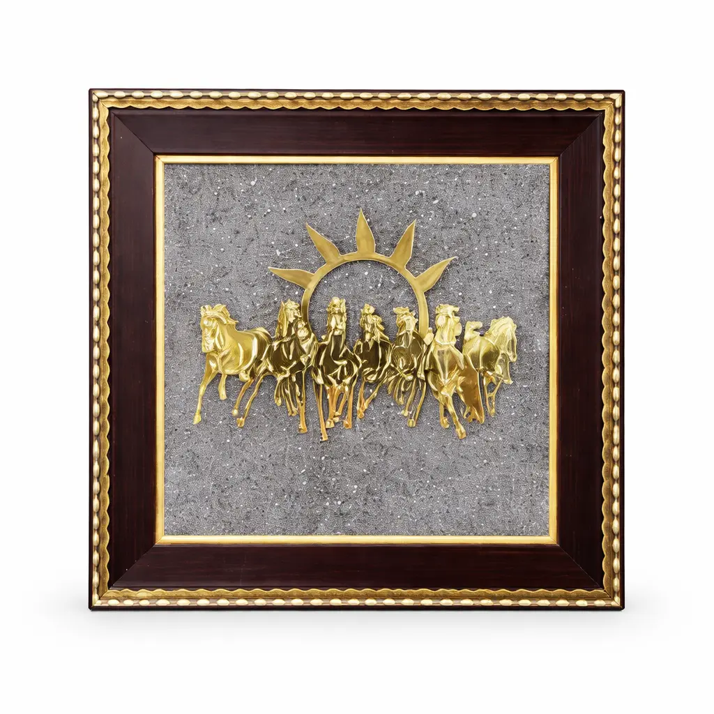 Pyrite 7 Horses Yantra – Attract Success, Wealth & Career Growth