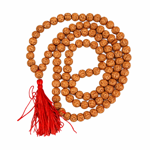 5 Mukhi Rudraksha Mala with 108 beads - Authentic Beads