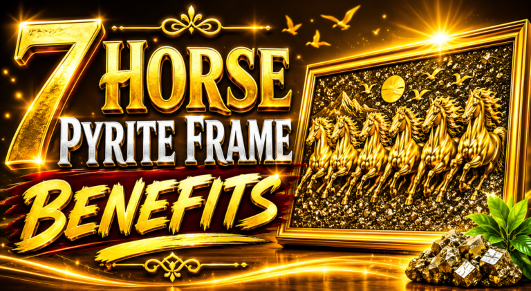 7 Horse Pyrite Frame Benefits: A Powerful Vastu and Wealth Attraction