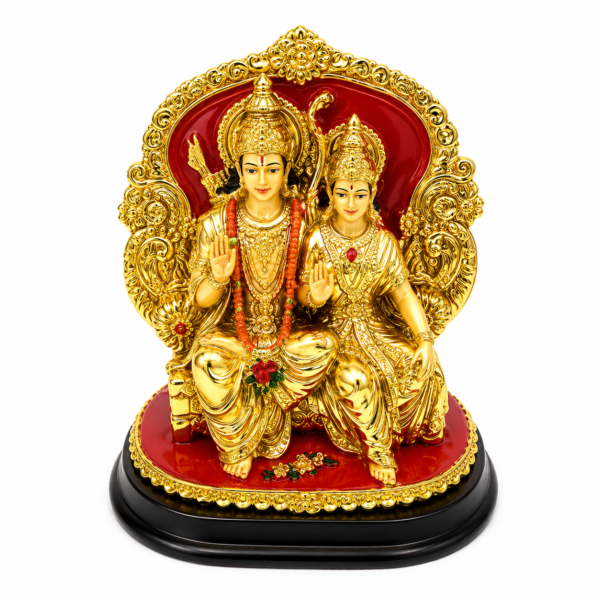 Golden Resin And Metal Sita Ram