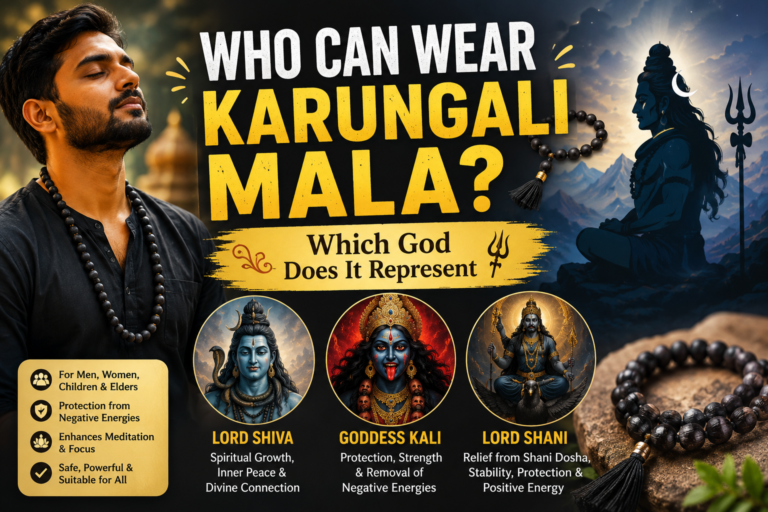 Who Can Wear Karungali Mala & Which God Does It Represent?
