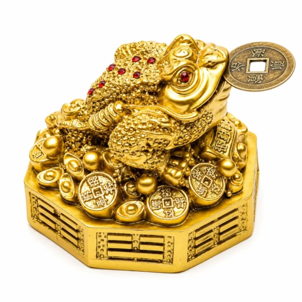 Golden Feng Shui Frog