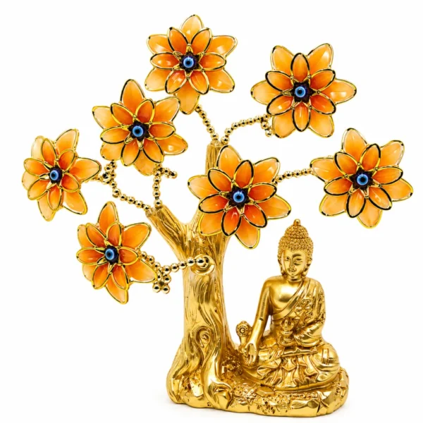 Golden Lord Buddha Evil Eye Tree