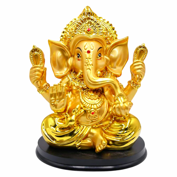Golden Big Size Ganesh Statue For Home And Office