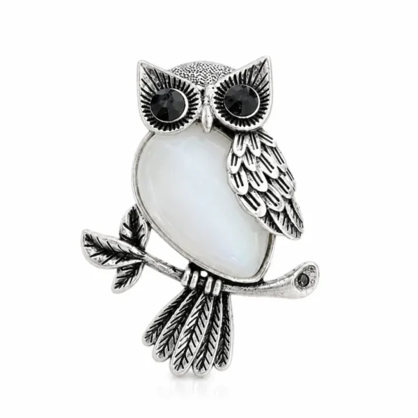 Moonstone Owl Pendant