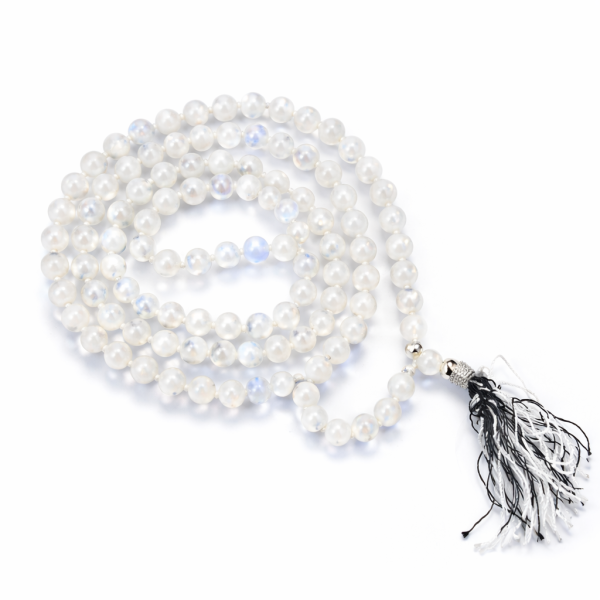Moonstone Crystal Stone Mala