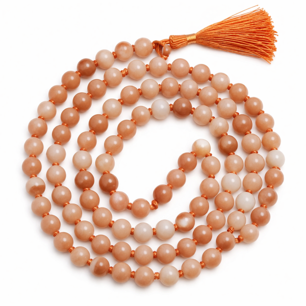 Orange Aventurine Crystal Mala