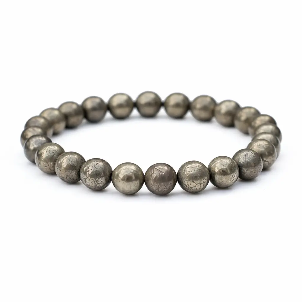 Pyrite Healing Crystal Bracelet 8Mm