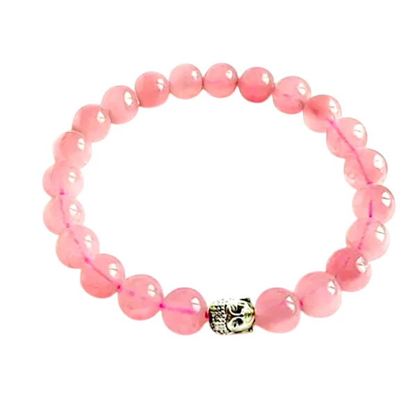 Rose Quartz Stone Bracelet For Women