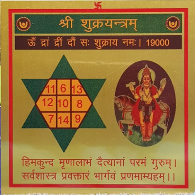 Powerful Shukra Yantra – Sacred Vedic Yantra for Love, Wealth, Luxury & Harmony