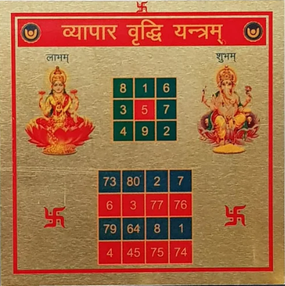 Powerful Shri Vyapar Vridhi Yantram – Sacred Yantra for Business Growth, Profit & Stability