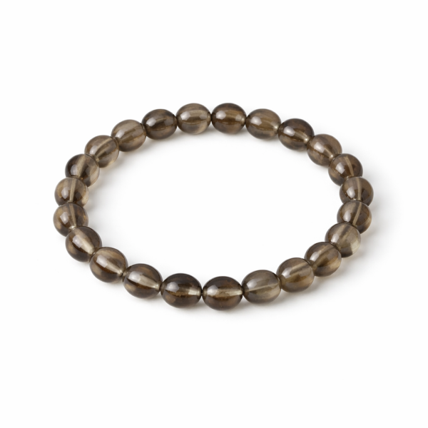Smoky Quartz Healing Crystal Bracelet 8mm