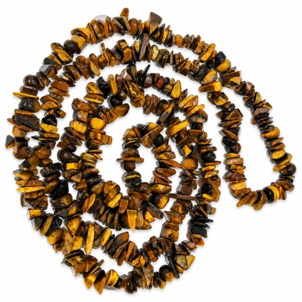 Tiger Eye Stone Chips Mala