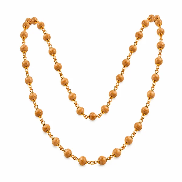 Gold Plated Tulsi Mala