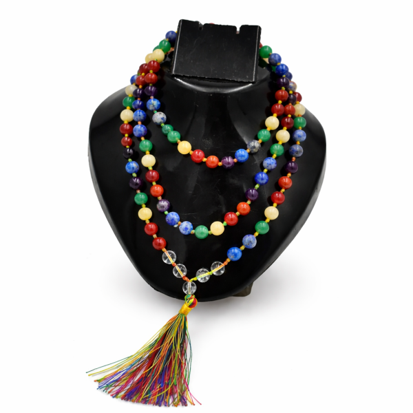 7 Chakra Crystal Mala For Unisex