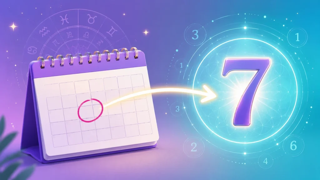 Cosmic calendar and numerology connection