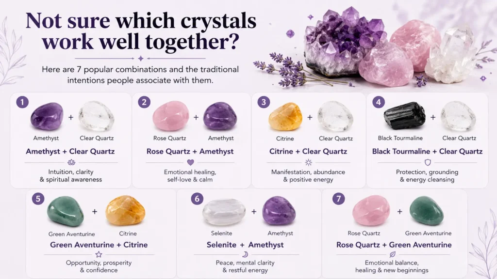 7 Crystal Combinations You Can Wear Together