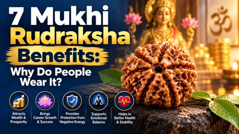 7 Mukhi Rudraksha Benefits: Why Do People Wear It?
