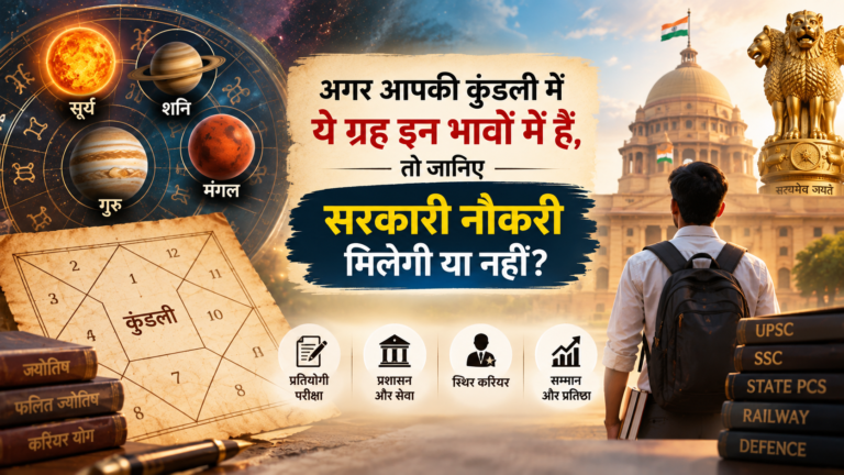 अगर आपकी कुंडली में ये ग्रह इन भावों में हैं, तो जानिए सरकारी नौकरी मिलेगी या नहीं?