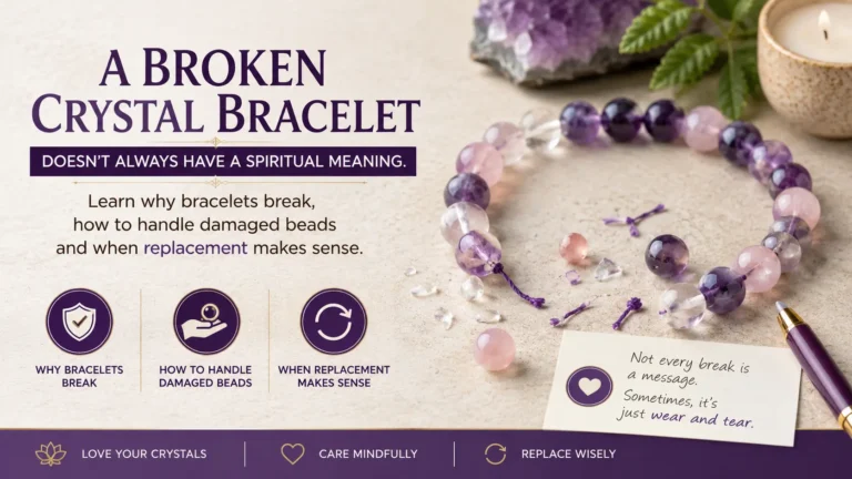 Crystal Bracelet Breaking or Cracking: What Should You Do?