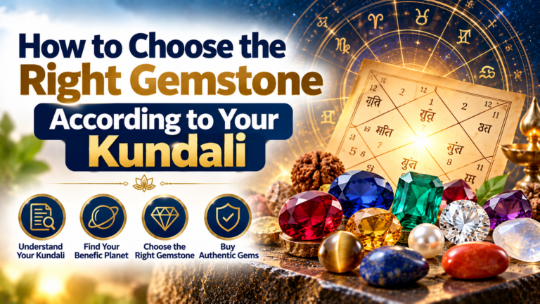 How to Choose the Right Gemstone According to Your Kundali