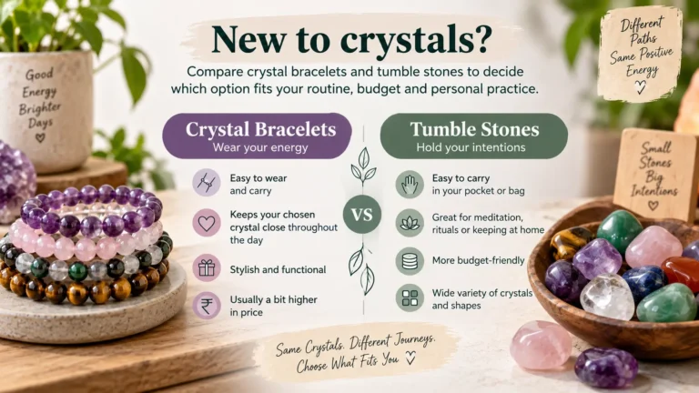 Crystal Bracelet vs Crystal Tumble: Which Is Better for Beginners?