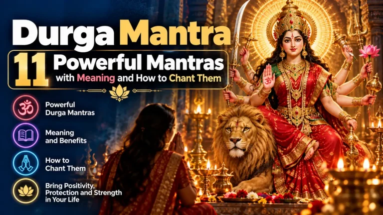 Durga Mantra: 11 Powerful Mantras with Meaning and How to Chant Them