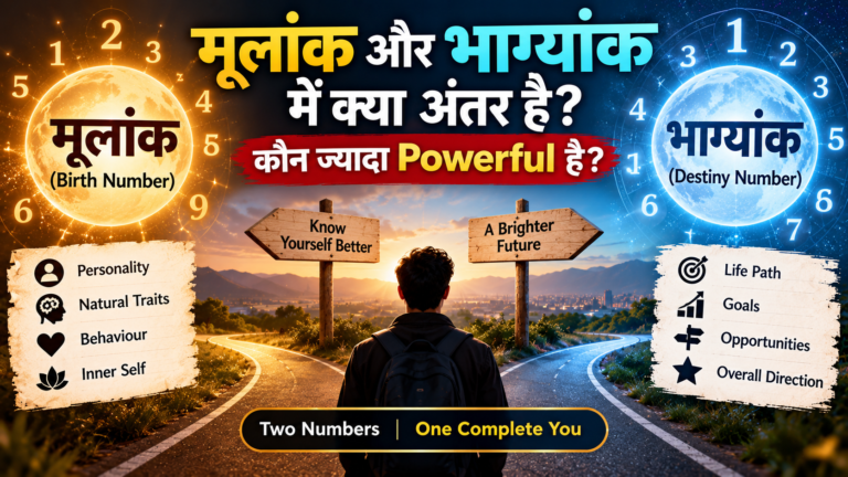 मूलांक और भाग्यांक में क्या अंतर है? कौन ज्यादा Powerful है?