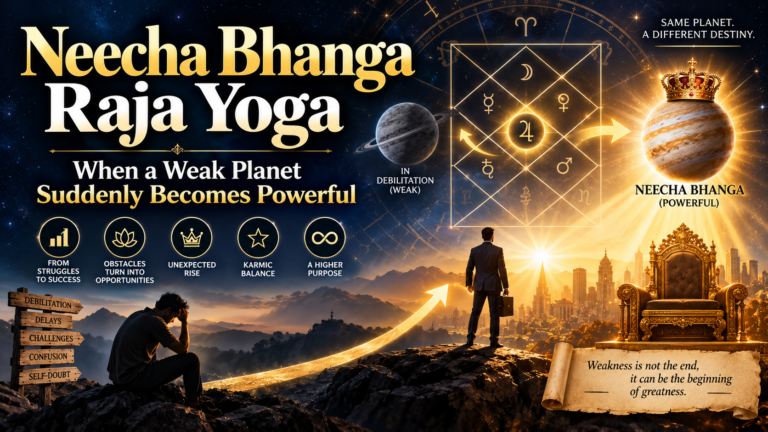 Neecha Bhanga Raja Yoga: When a Weak Planet Suddenly Becomes Powerful