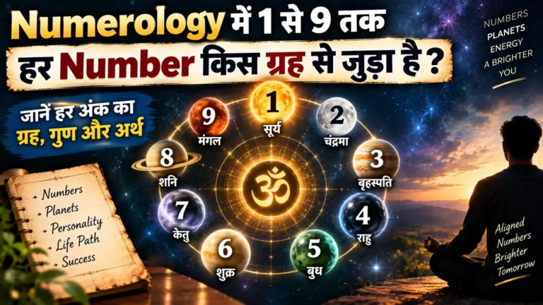Numerology में 1 से 9 तक हर Number किस ग्रह से जुड़ा है?