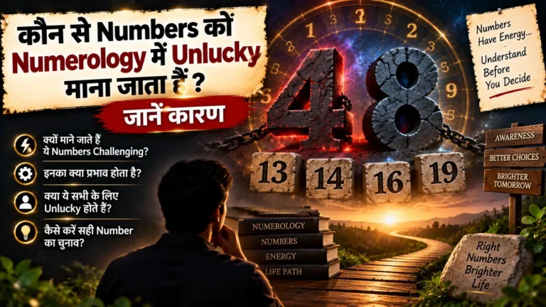 कौन से Numbers को Numerology में Unlucky माना जाता है? जानें कारण