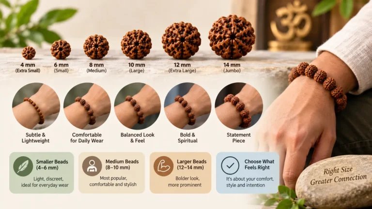 How to Choose Rudraksha Bead Size for a Bracelet