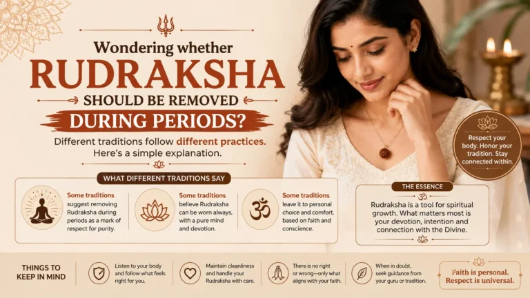 Can You Wear Rudraksha During Periods? Traditional Beliefs Explained