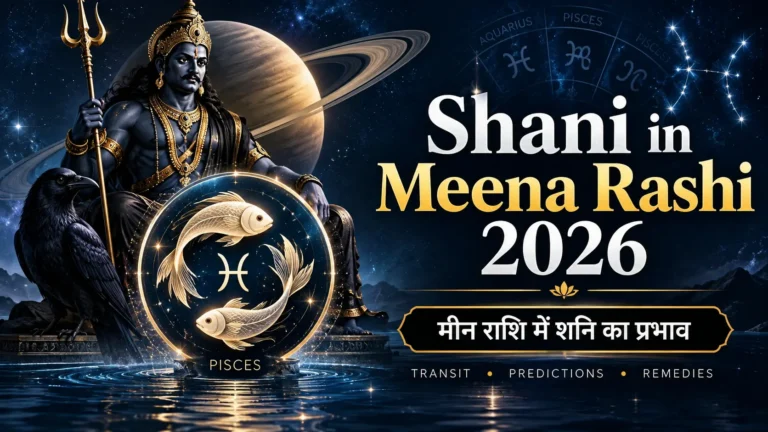 Shani in Meena Rashi 2026: मीन राशि में शनि का पारंपरिक ज्योतिषीय प्रभाव