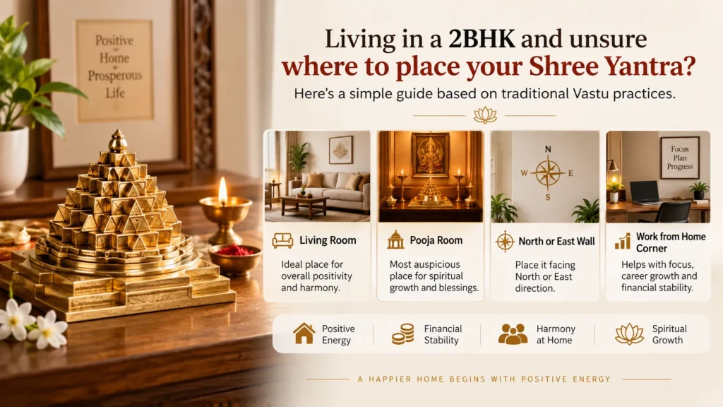 Where Should You Keep a Shree Yantra in a 2BHK Home?