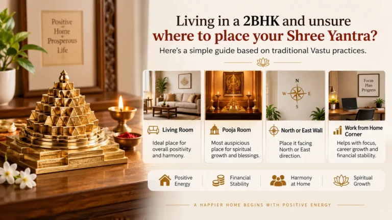 Where Should You Keep a Shree Yantra in a 2BHK Home?