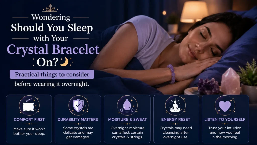 Can You Sleep Wearing a Crystal Bracelet?