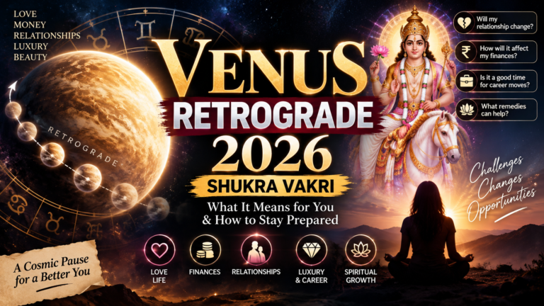 Venus Retrograde 2026: What Shukra Vakri Actually Means (Without the Panic)