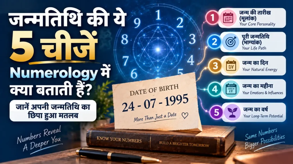 जन्मतिथि की ये 5 चीजें Numerology में क्या बताती हैं?