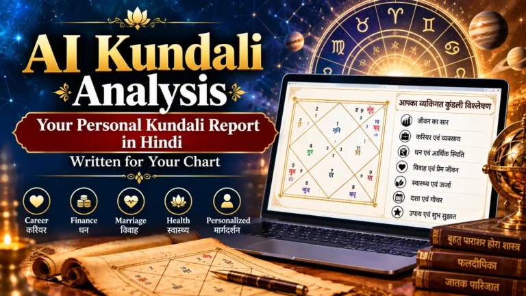 AI Kundali Analysis: Your Personal Kundali Report in Hindi, Written for Your Chart