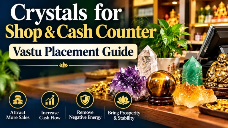 Crystals for Shop & Cash Counter: Vastu Placement Guide