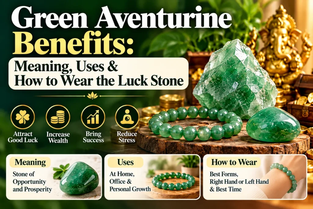 Green Aventurine Benefits: Meaning, Uses & How to Wear the Luck Stone