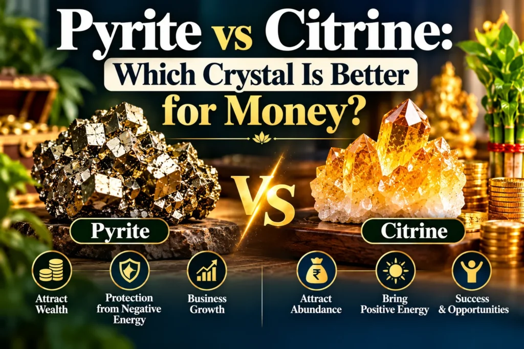 Pyrite vs Citrine: Which Crystal Is Better for Money?